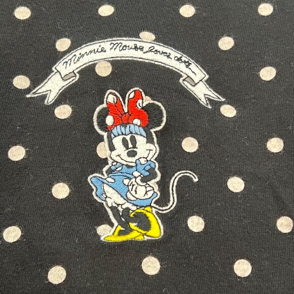 Disney X Uniqlo Minnie Mouse Polka Dot T-Shirt Women's XS Olympia Le-Tan - Picture 3 of 4